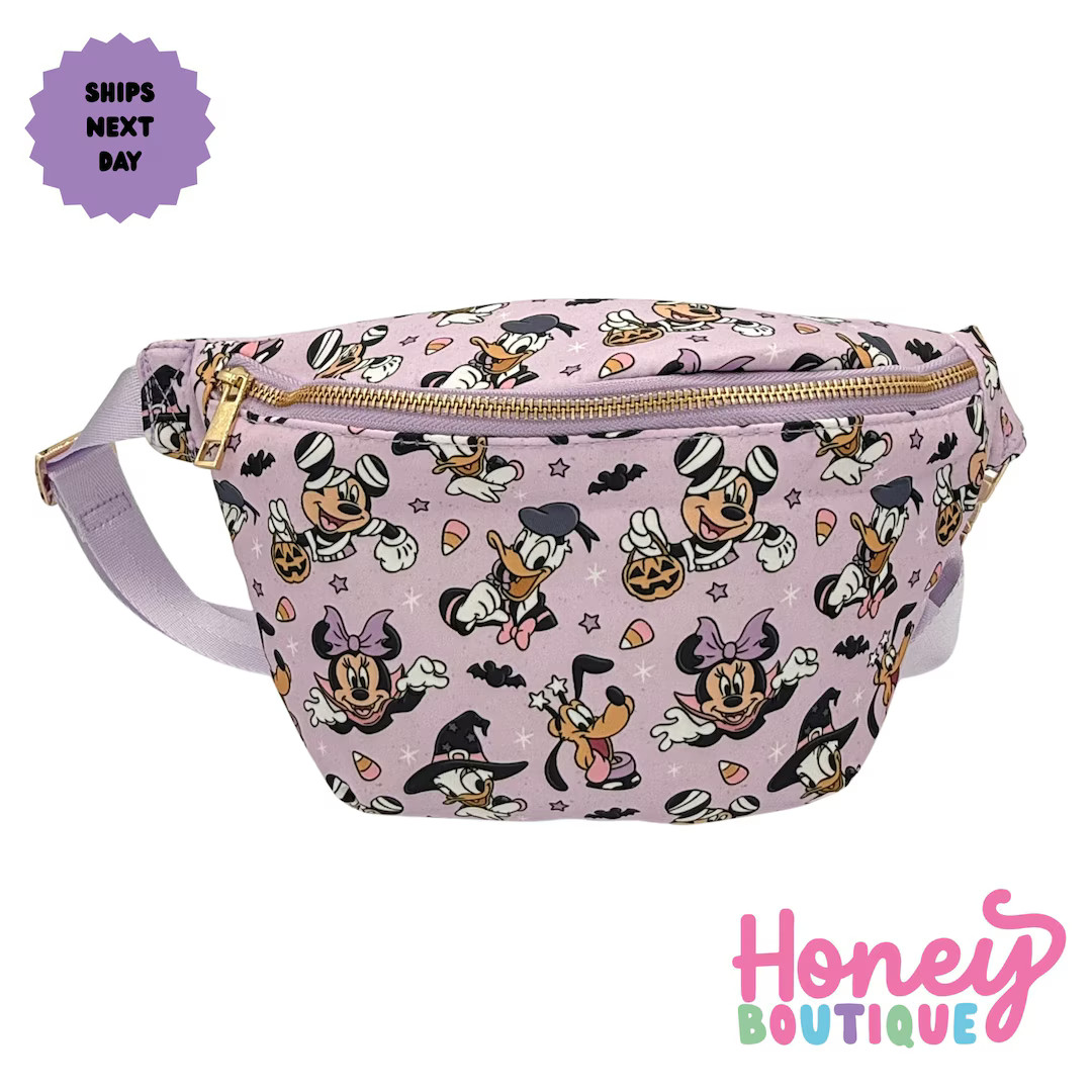 Mummy Mouse Large Halloween Fanny Pack - Etsy | Etsy (US)