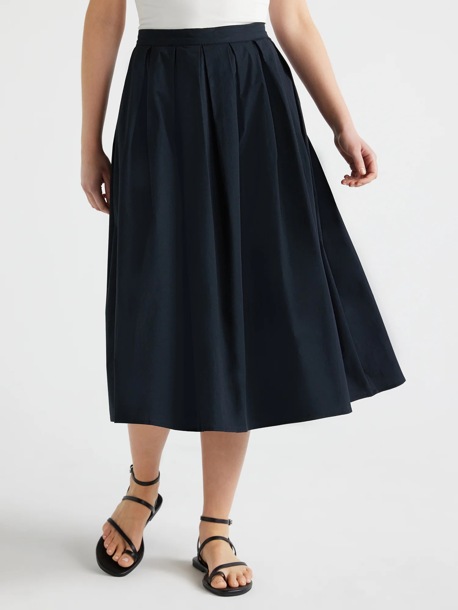 Scoop Women's Pleated Skirt, Sizes XS-XXL - Walmart.com | Walmart (US)