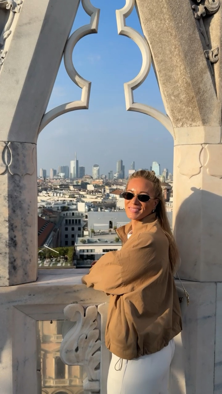 Exploring Milan in one of my favorite travel outfits. Utility jacket from @12th Tribe l, @Aritzia Lodge Pants, @abercrombie  white tee, Beck Sling bag from @giginewyork giginewyork and New Balance 327 sneakers.

Milan street style, Milan fashion outfit, Italy outfit inspiration, Europe travel style, casual travel outfit, neutral travel outfit, comfortable travel outfit, sneakers outfit, everyday travel style, city travel outfit

#LTKootd #LTKdayinmylife #LTKTravel