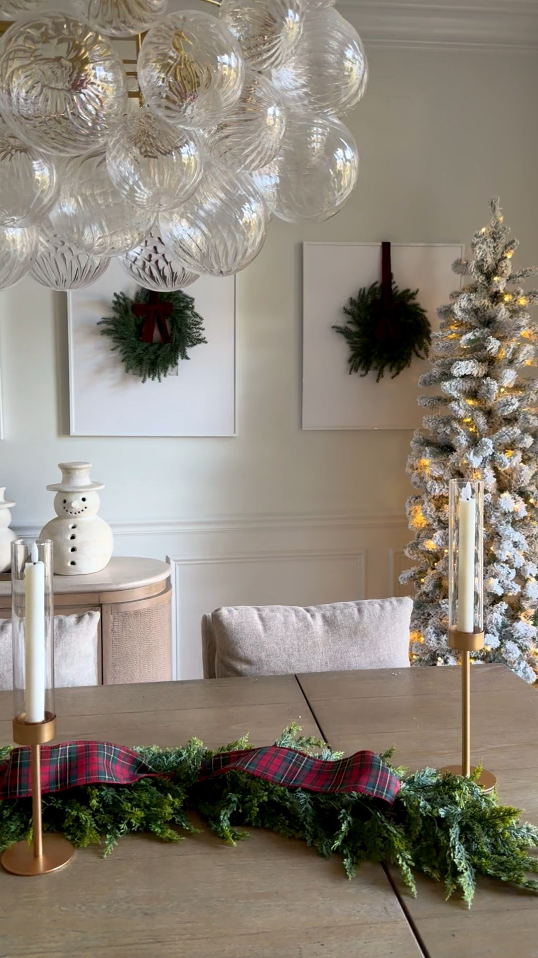 #WalmartPartner I am loving this beautifull snowy Christmas tree and the size is perfect for this narrow space! Take advantage of the Walmart Deals and grab these holiday finds! 

@walmart #walmart #walmartchristmas #holidaydecor #christmasdecor 

#LTKSeasonal #LTKHome #LTKHoliday