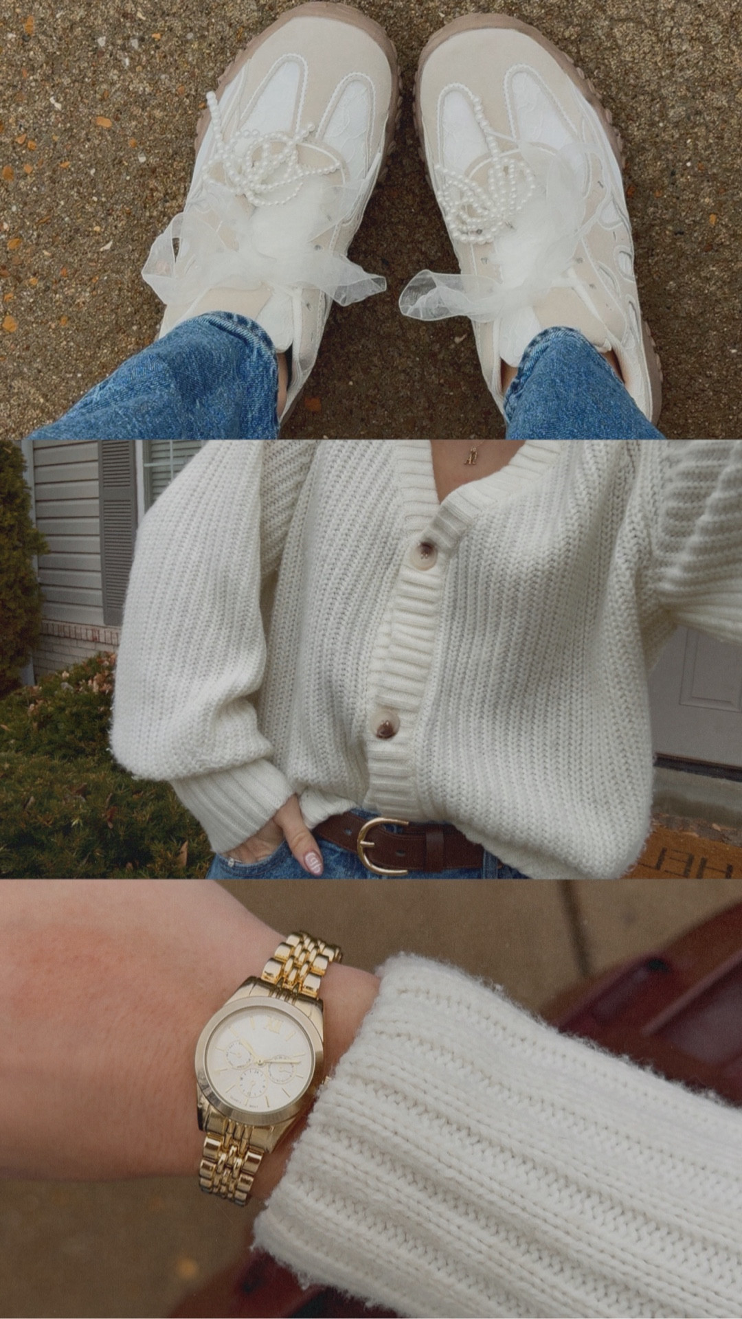 week 1/52!!!! I am going to be sharing one outfit a week all year with a goal of using more pieces I already own, more thrifted pieces and more pieces that bring me joy - starting with these lace & pearl shoes! I’m OBSESSED so prepare to get sick of themmmm. 🤪💖 

this exact pair is sold out (no surprise) but I’ll link up some cute similar ones on LTK - comment shoes to get the link!! 

•
Mom style | outfit of the day | outfit of the week | ootd | finding my style