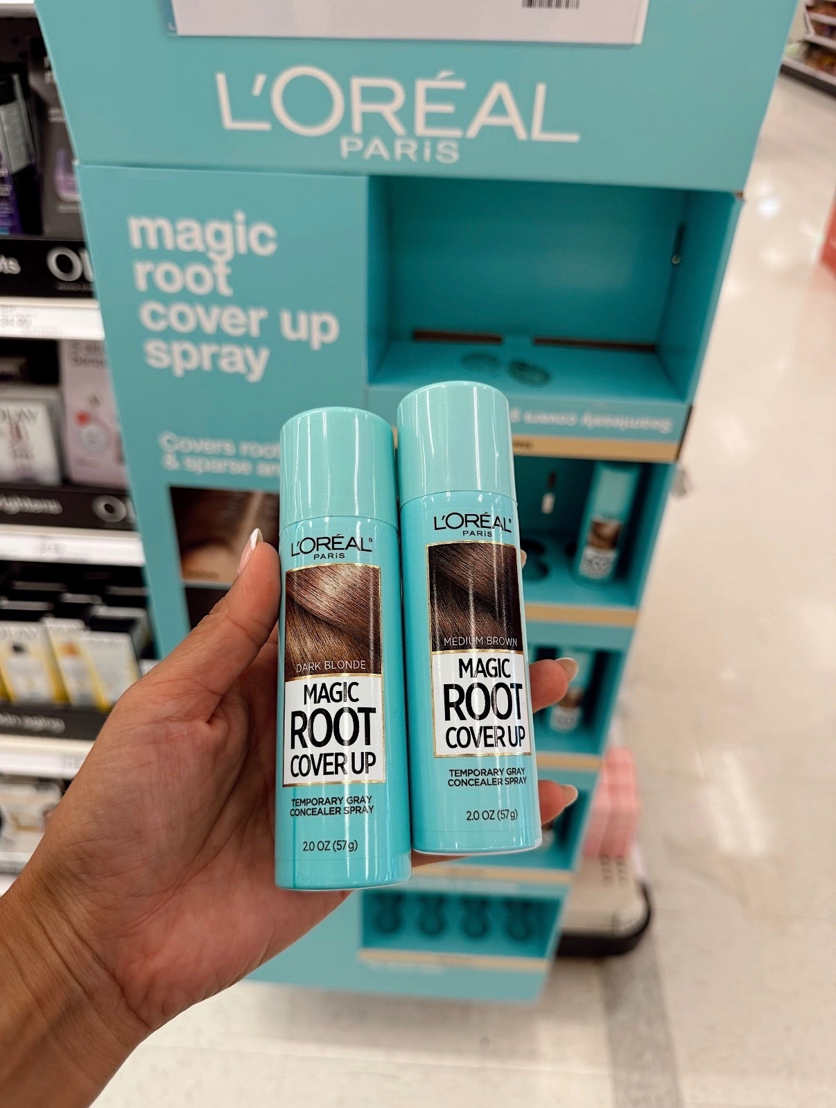 #ad if you’re in a regrowth era like me, this is your sign to keep this little hair hack in your beauty bag because sometimes you just need to fake it until it grows back! @target @lorealparis #LOrealParisPartner #LOrealParisHairColor #targetpartner #target