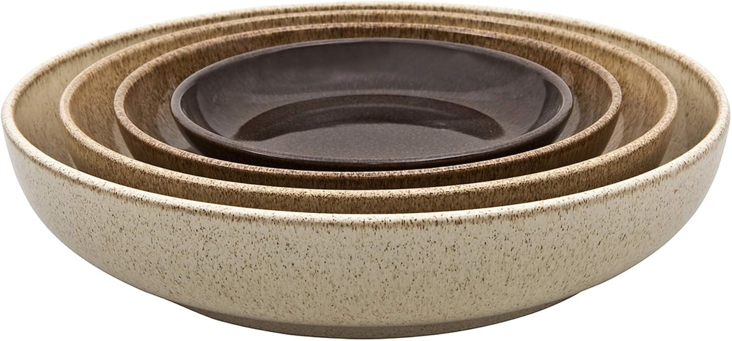 Denby Studio Craft 4 Piece Nesting Bowl Set, One size, brown earthy | Amazon (US)