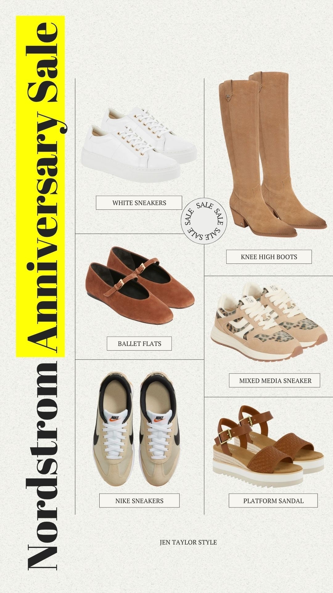 Nordstrom Anniversary sale shoe finds. I love these knee high boots and casual sneakers for fall. 

#LTKShoeCrush #LTKSaleAlert #LTKSeasonal