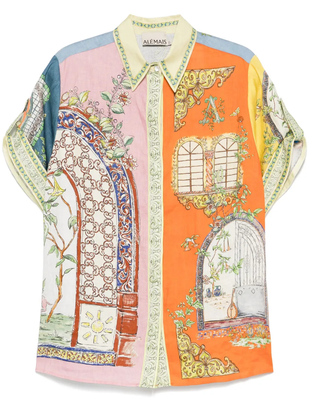 ALEMAIS Monte Shirt | Orange | FARFETCH | Farfetch Global