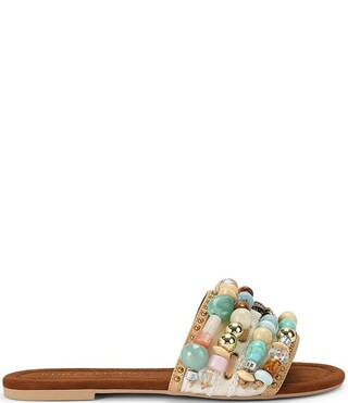 Southbank Beaded Ornament Slide Sandals | Dillard's