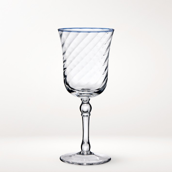 AERIN Swirl Wine Glasses, Set of 4 | Williams-Sonoma