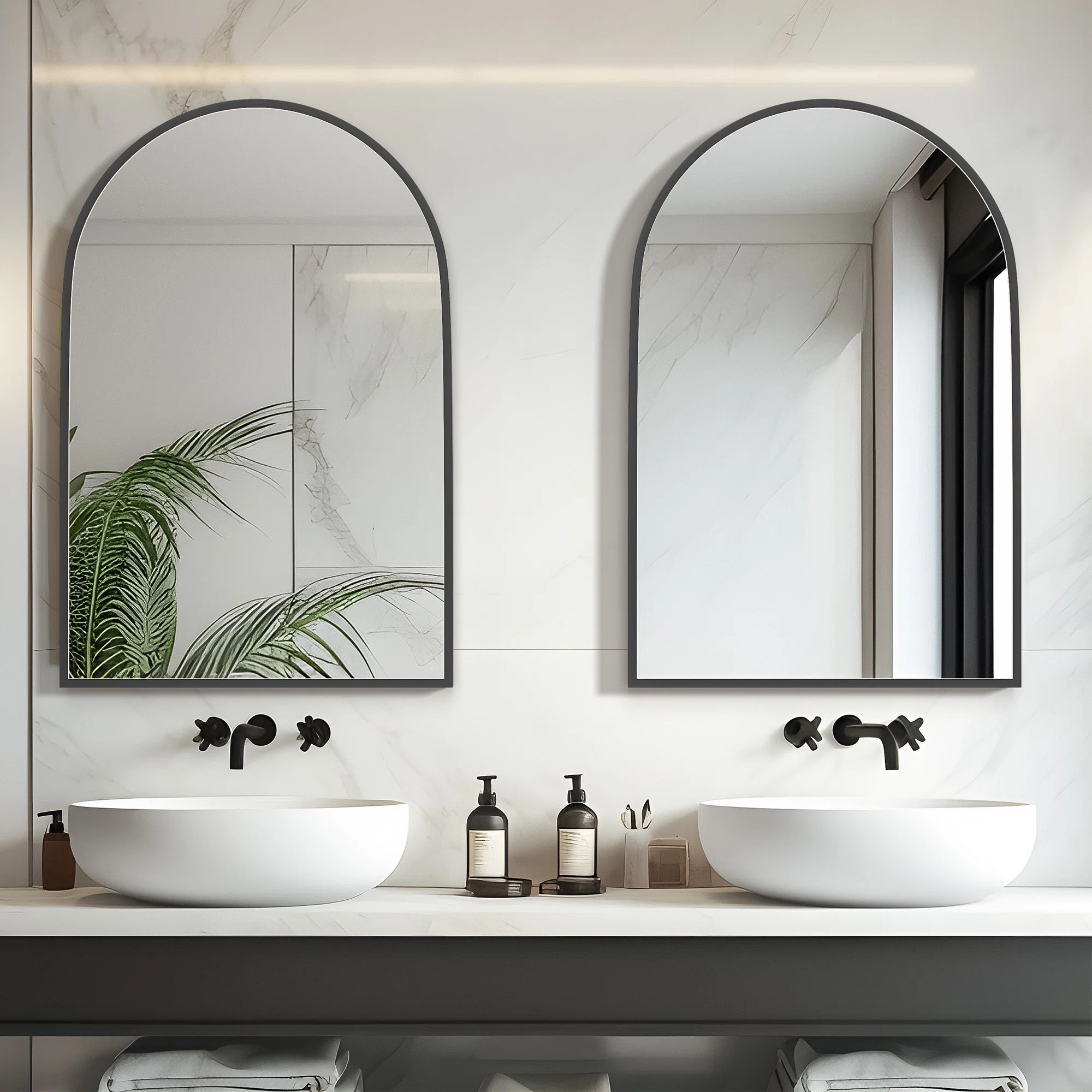 Margulies Metal Arch Wall Mirror | Wayfair North America