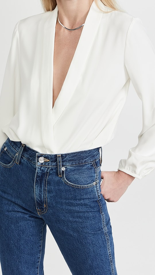 Amanda Uprichard Long Sleeve Hera Bodysuit | SHOPBOP | Shopbop