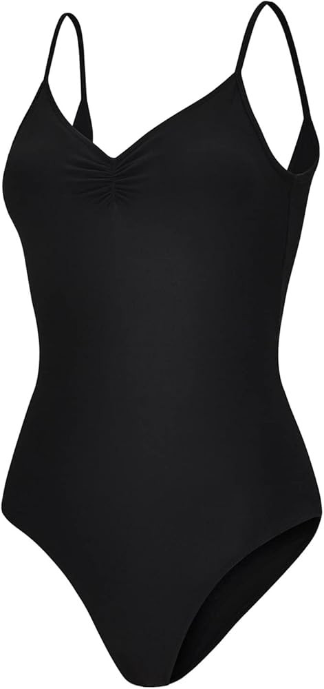 Camisole Leotard For Women - Lana - Womens Dance Leotard With High Leg And V-Neck | Amazon (US)