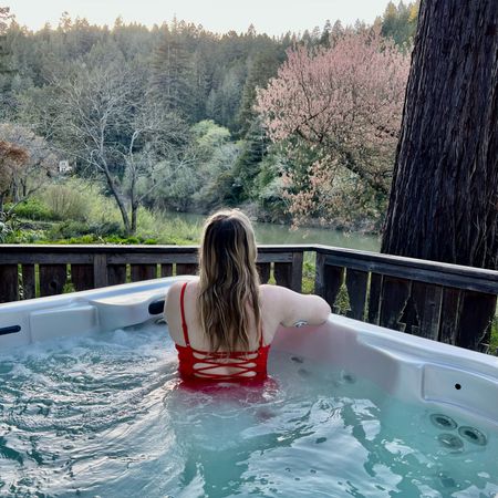 ✨ After a packed weekend of working on the boutique and pop ups I’m wishing I had a moment like this! Today is my day for rest and recharging as I prepare for the week ahead. Hope you had a great weekend and don’t forget to take some time for yourself! ✨
.
.
.
.
.
.
#russianriver #russianrivervalley #relaxandrecharge #relaxandunwind
Hot tub swimsuit, cabin outfit, 1 pc swimsuit, lace back swimsuit, curvy swim, red swimsuit 

#LTKswim #LTKstyletip #LTKtravel