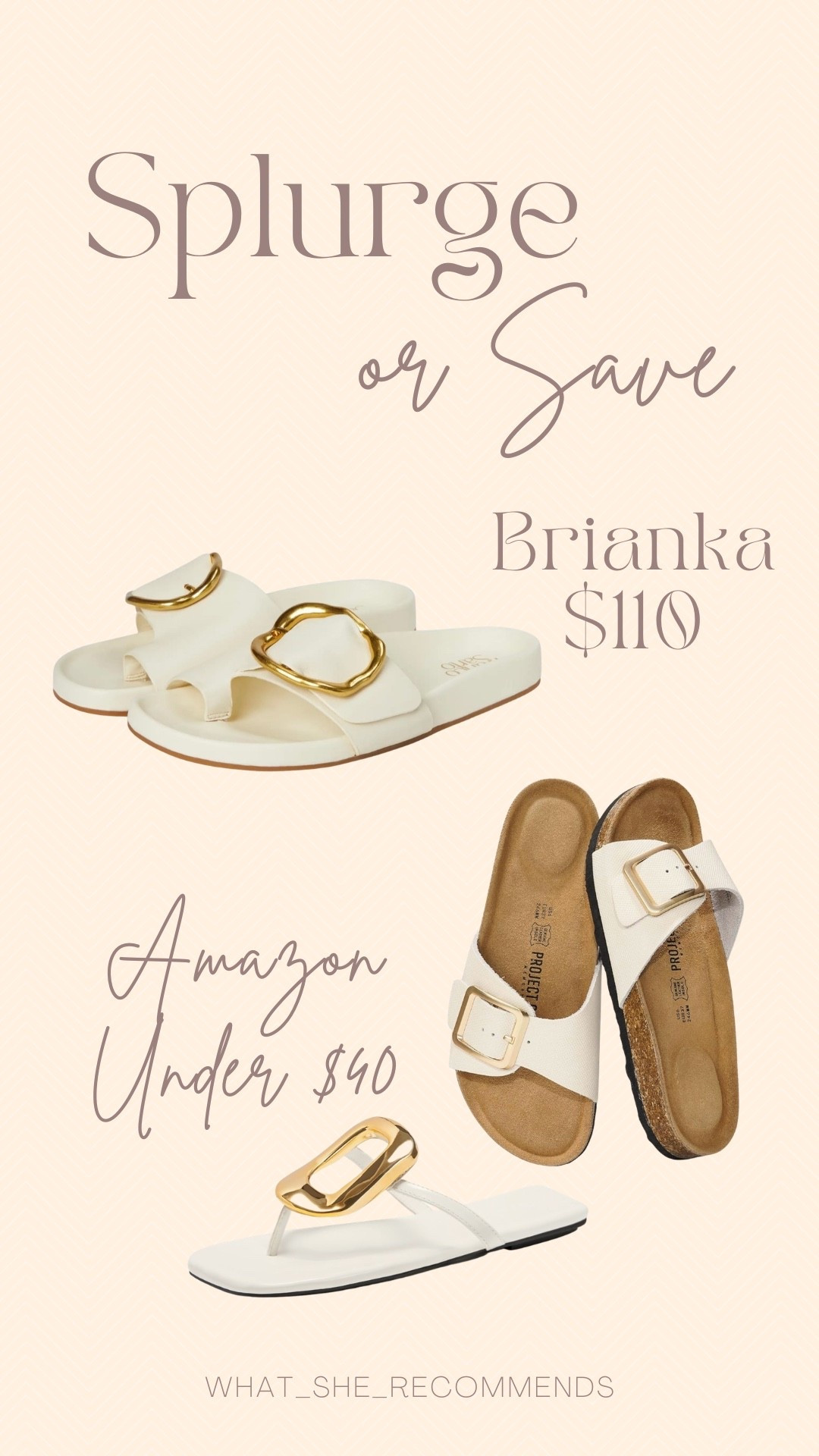 Splurge, or Save? 💰 I’m loving all three pairs of these sandals! Shop 👇 

#LTKSeasonal #LTKSaleAlert #LTKTravel