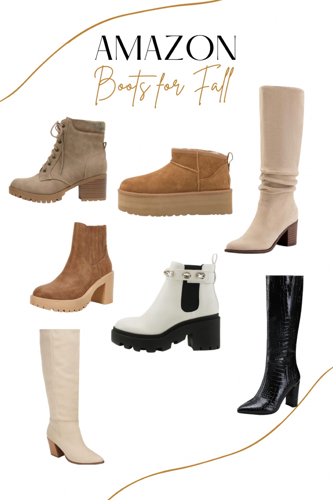 Amazon boots for fall. Fall boots. 

#LTKfindsunder50 #LTKsalealert #LTKshoecrush