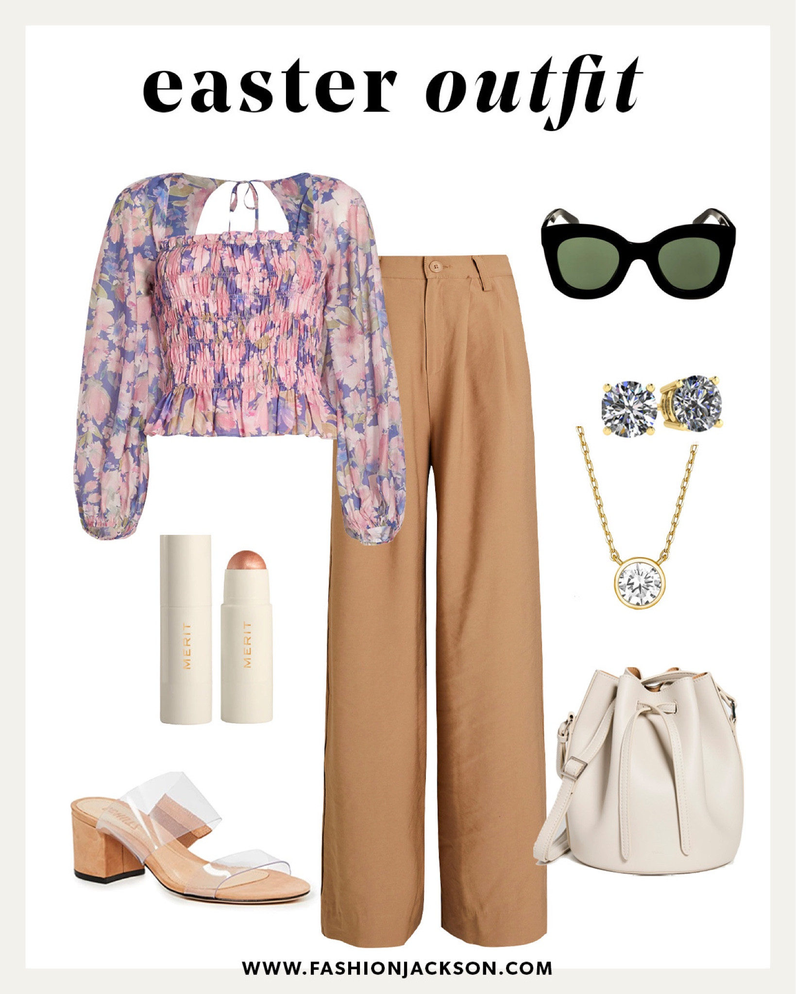 Easter outfit idea. Top under $100 paired with my favorite trousers! #springfashion #eastertop #floraltop #springoutfit #fashionjackson

#LTKunder100 #LTKstyletip #LTKSeasonal
