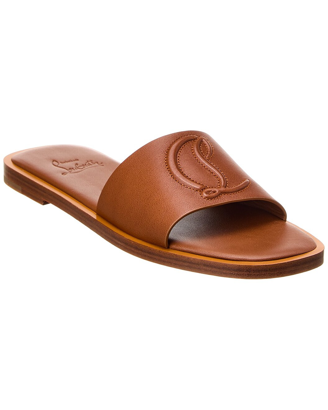 CL Mule Leather Sandal | Gilt & Gilt City
