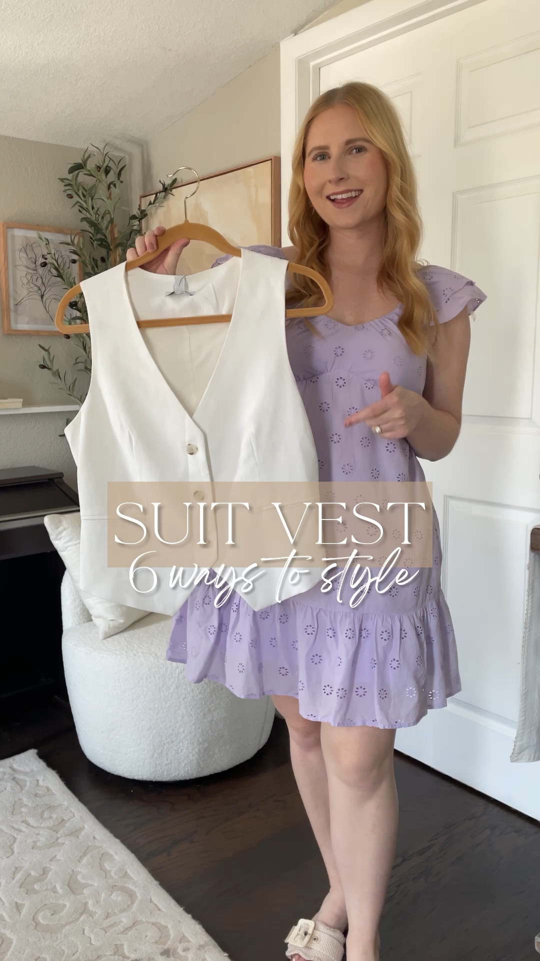 how to style a vest for the summer | 6 summer outfit ideas | #suitvest #vest 

#LTKVideo #LTKFindsUnder50 #LTKSeasonal