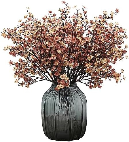 JAKY-Global Babys Breath Silk Artificial Flowers 12 Bundle European Fake Plants Farmhouse Decor F... | Amazon (US)