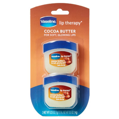 Vaseline Lip Therapy Cocoa Butter Twin Pack - 2ct/0.5oz | Target