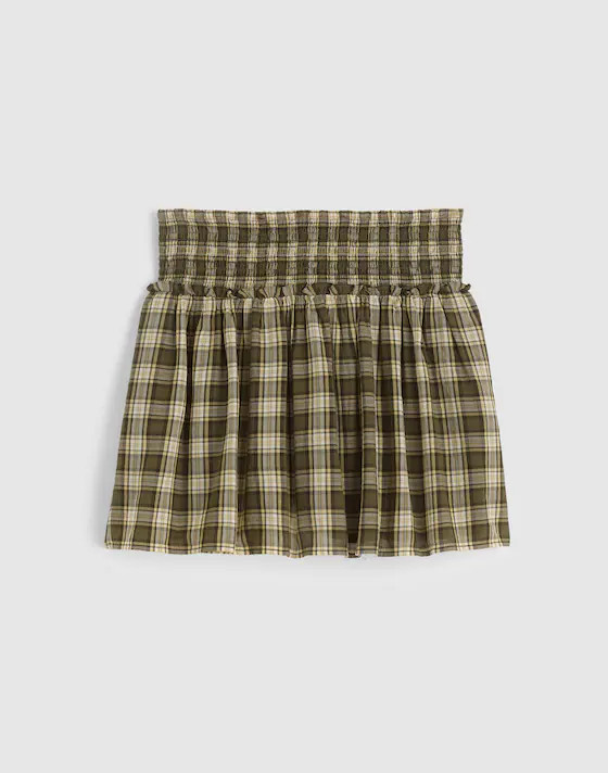 Smocked-Waist Mini Skirt in 100% Cotton | Madewell | Madewell
