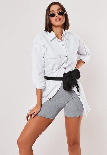 Gray Cycling Shorts | Missguided (US & CA)