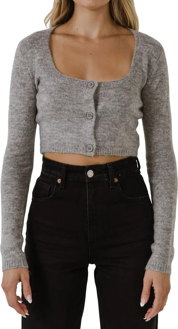 Endless Rose Crop Knit Cardigan | Nordstrom | Nordstrom