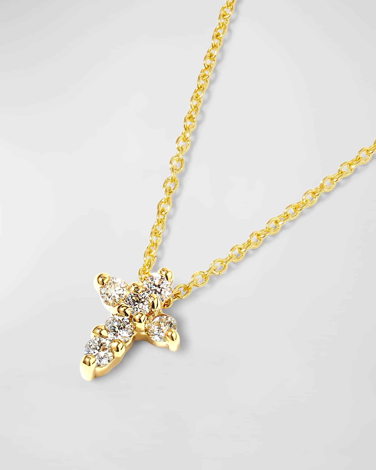 Roberto Coin Baby Cross Necklace | Neiman Marcus