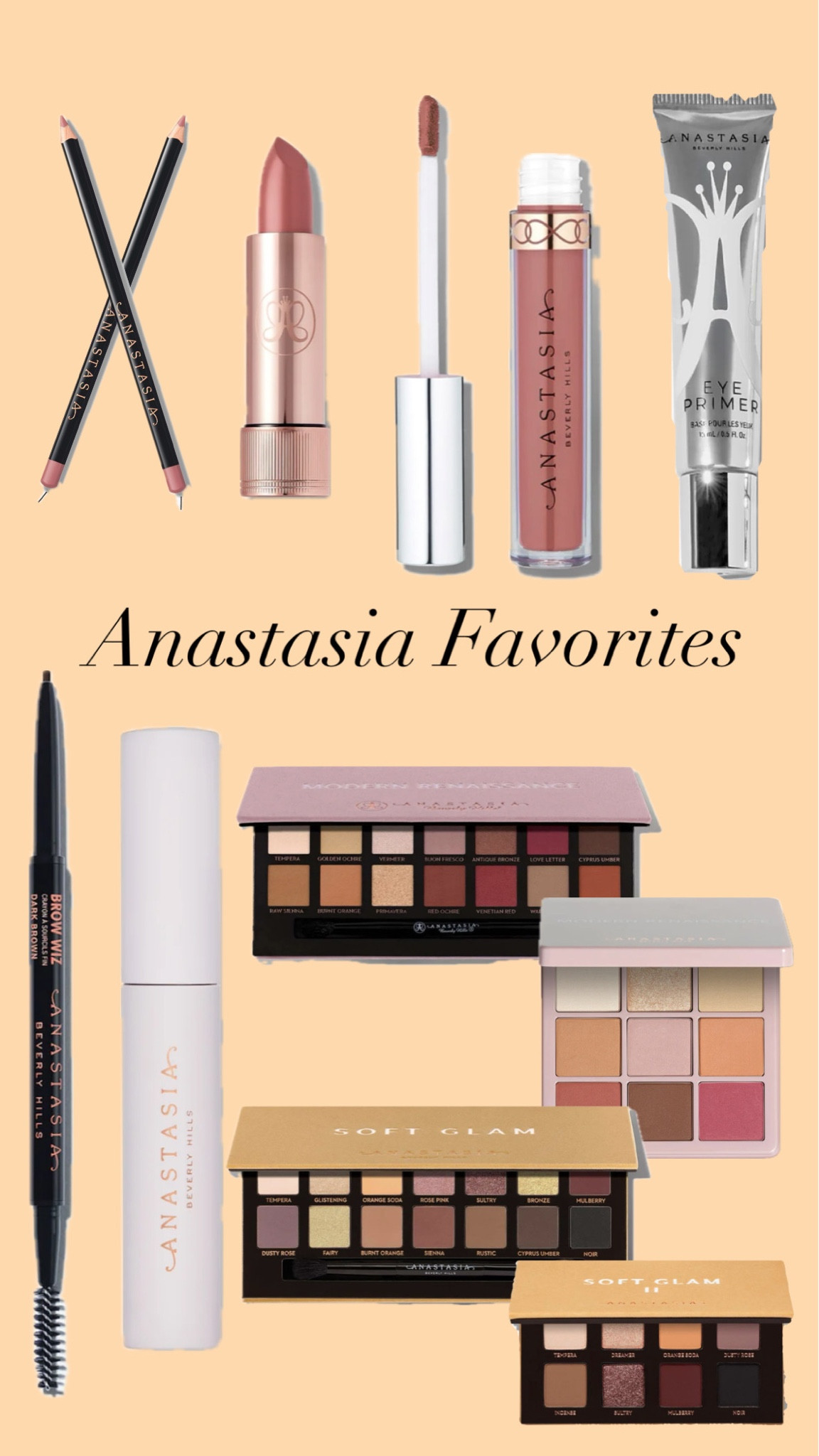Anastasia favorites!

#LTKbeauty #LTKstyletip #LTKMostLoved