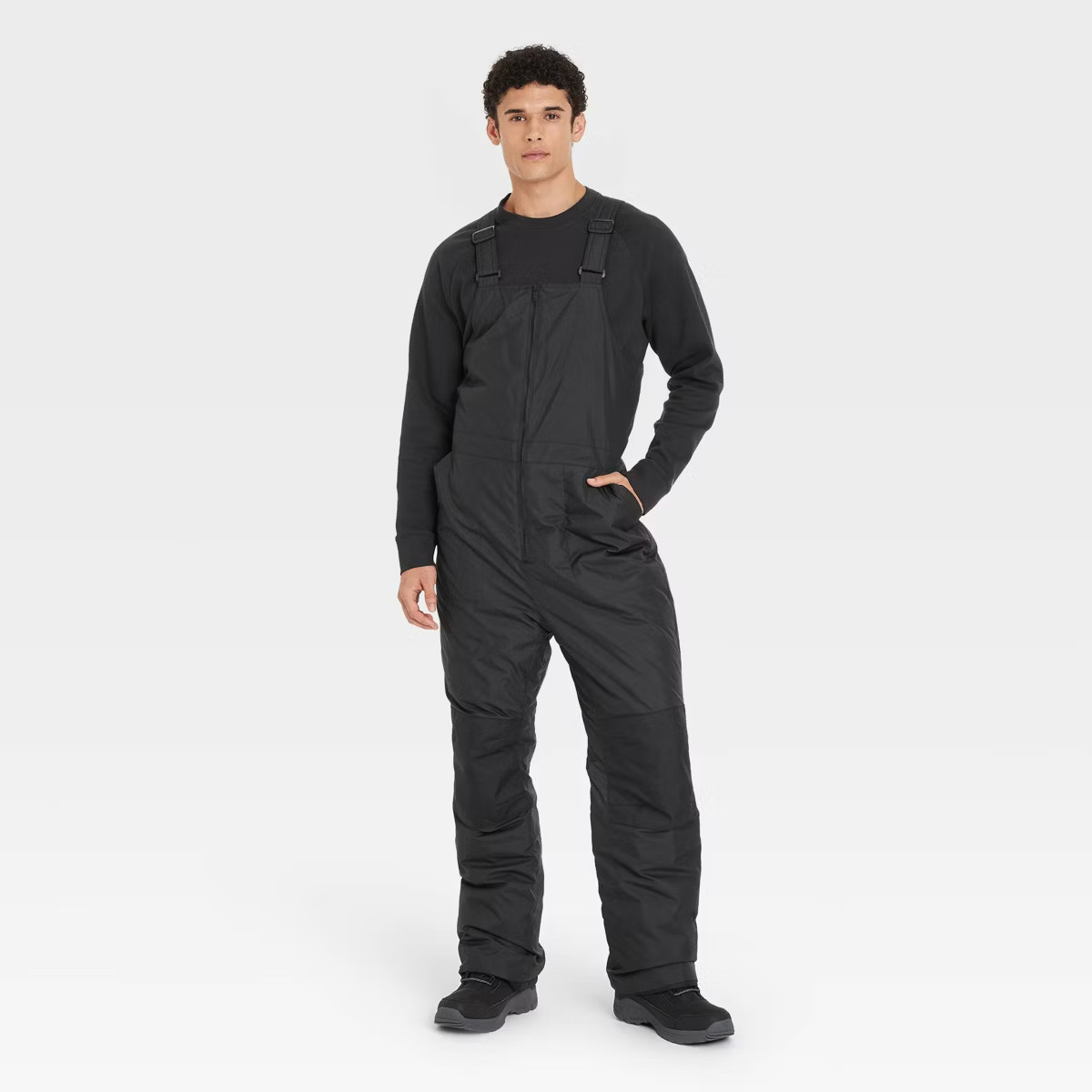 Men's Snow Bib Pants - All In Motion™ Black L | Target