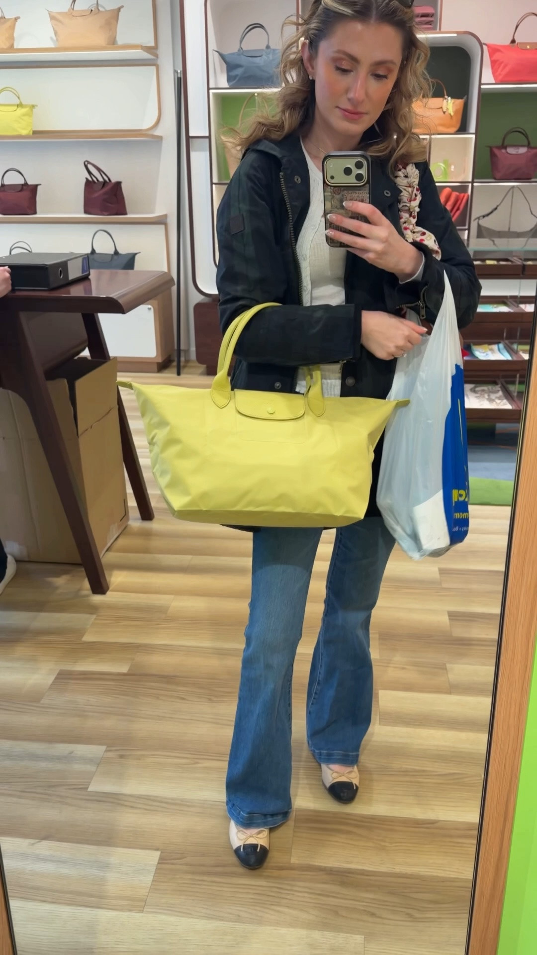 This is my first time ever at a standalone Longchamp boutique and it did not disappoint! I was there to check out the new One line where they are all monochromatic and I’m loving the simplicity of the line!

They had the colors lime, anthracite, burgundy, and beige. I also checked out some of their Le Pliage xtra bags as well and saw the cutest charms for the Le Filet that are only available in store.

There were so many adorable bag charms as well! I may have to go back for the horse!

Longchamp Le Pliage, Longchamp xtra, Longchamp One

#LTKootd #LTKdayinmylife #LTKgrwm