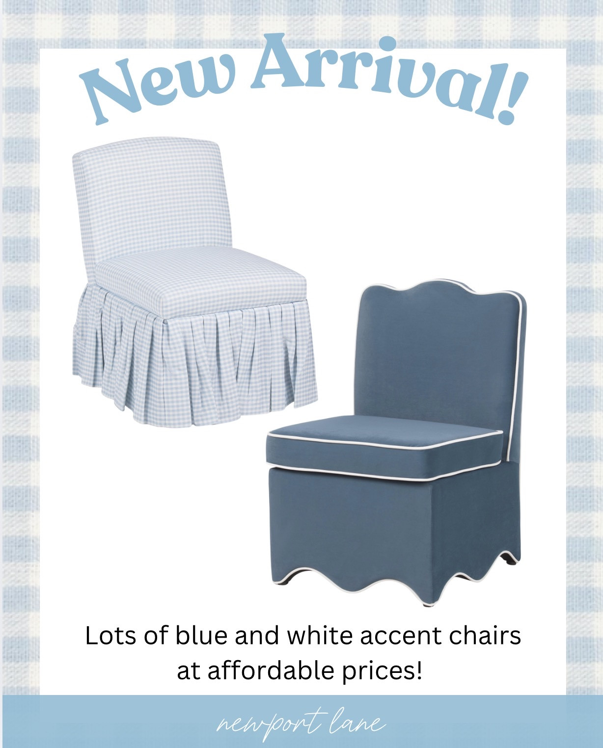 Blue and white chairs for every room and every budget 🤍 I pulled together my favorite coastal chair finds. Beautiful blue and white finds at prices that look like so much more than you’ll spend. From dining rooms to living rooms to reading nooks, there is something in this roundup for everyone.