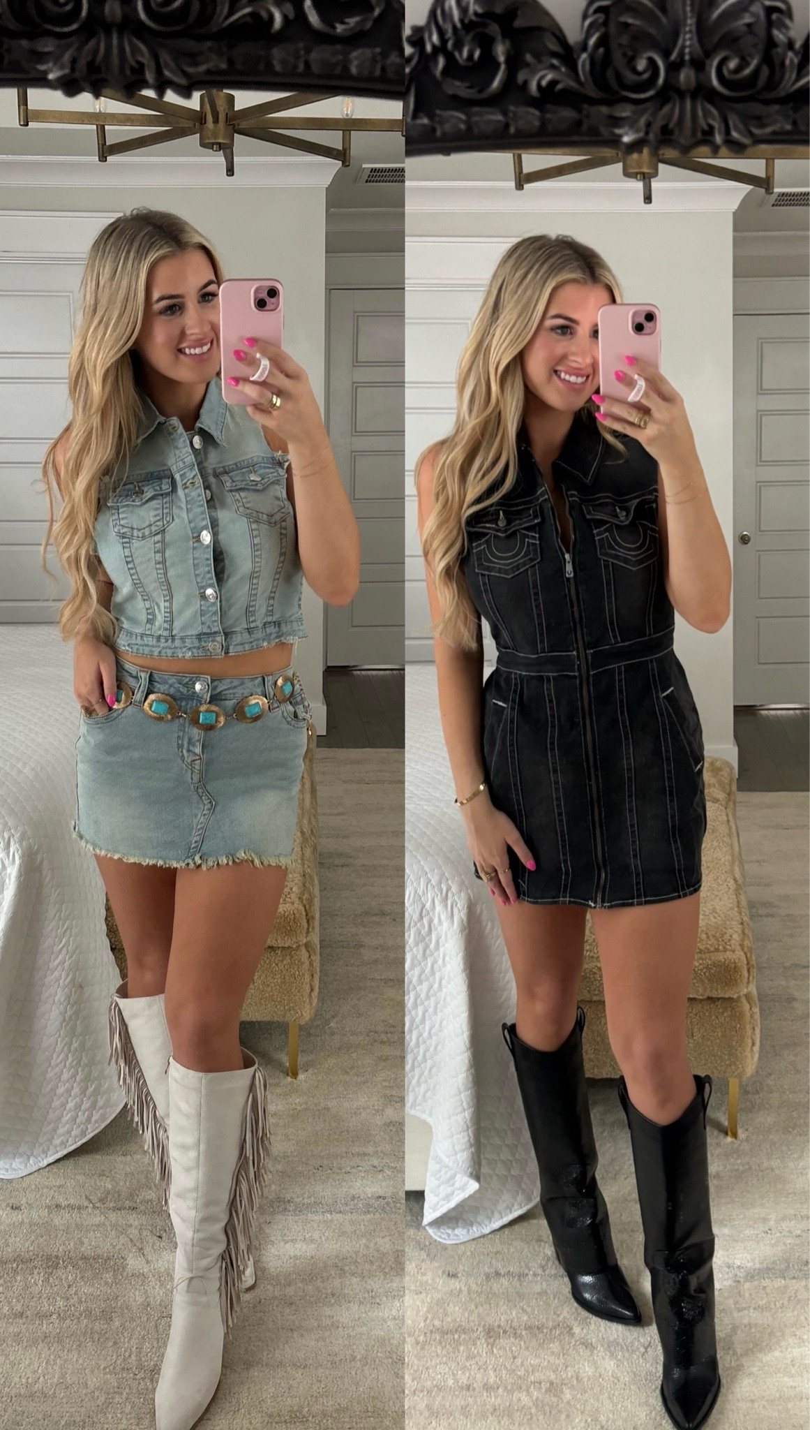 Love these denim looks from @truereligion #ad They have so many fashion forward styles for summer and to transition into fall! I am wearing a 29 in the skirt, large in top, and large in the dress! Shop all outfit details and some of my other favorites below! #MYRLGN #TrueReligion #ltkstyletip 


#LTKTravel #LTKStyleTip #LTKFindsUnder100