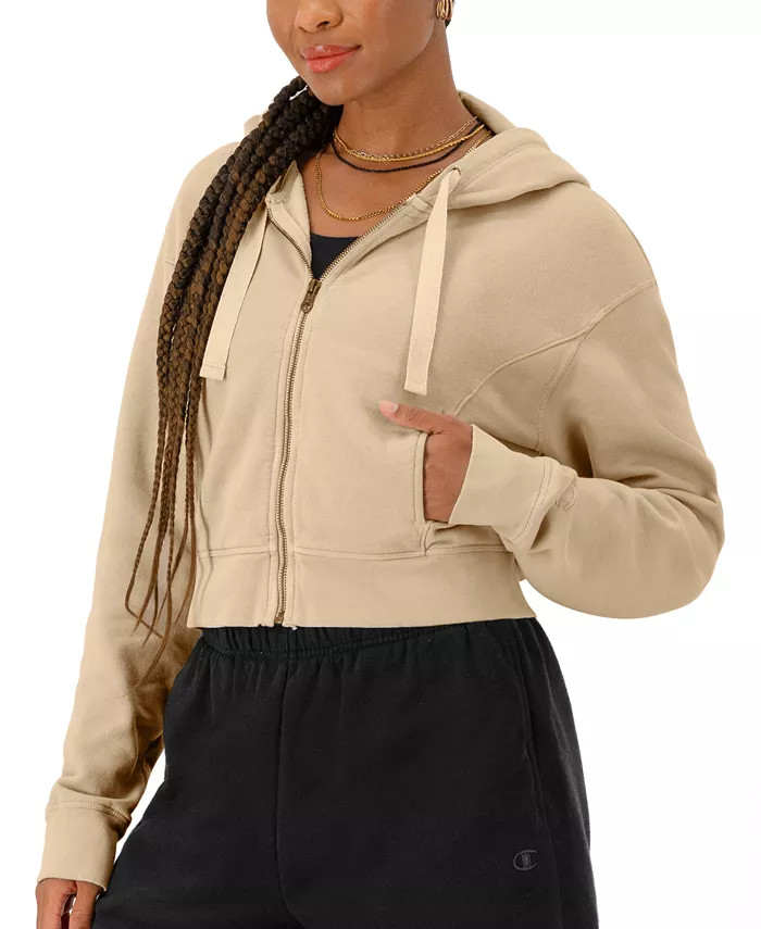 Women's Vintage Wash Full-Zip Hoodie | Macy's