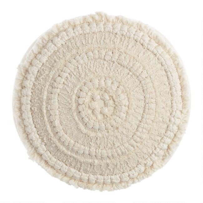 Tufted Concentric Circle Throw Pillow | World Market