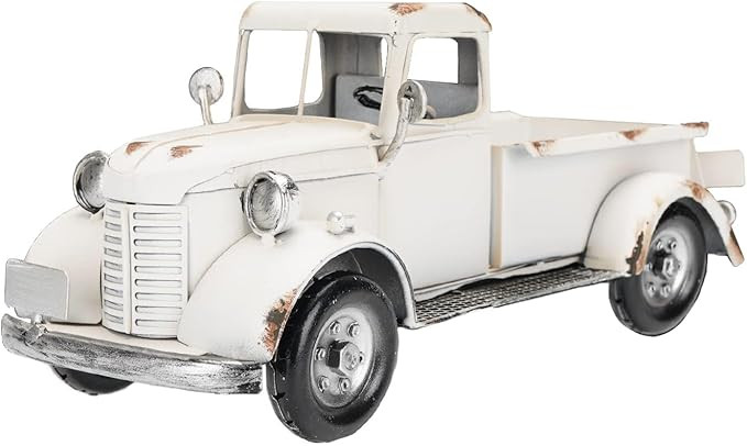 SOFFEE DESIGN 12in Collectible-Vehicles Classic Truck, Pick-up Model Iron Decorations, Collectibl... | Amazon (US)