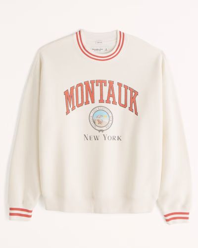 Montauk Graphic Crew Sweatshirt | Abercrombie & Fitch (US)