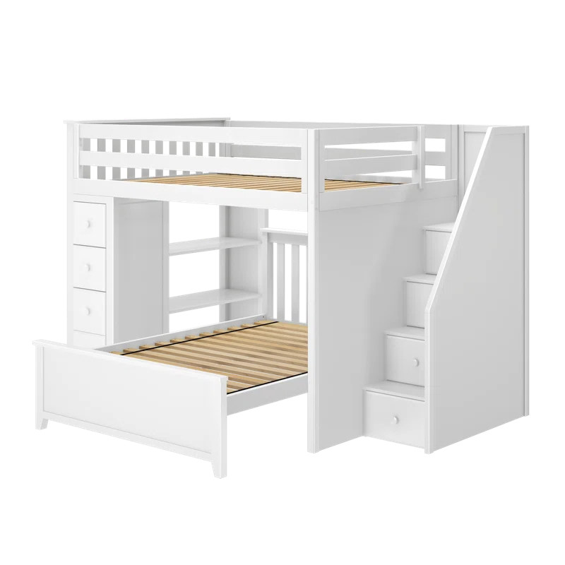 Kids Full Over Full Storage Bunk Bed | Wayfair North America