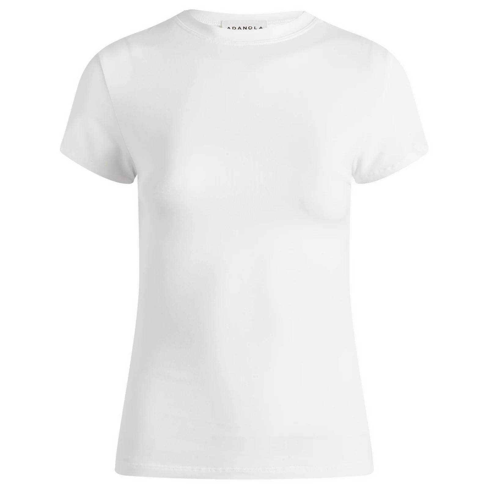 Adanola Women's Short Sleeve Top in White, Size Small | END. Clothing | END. Clothing