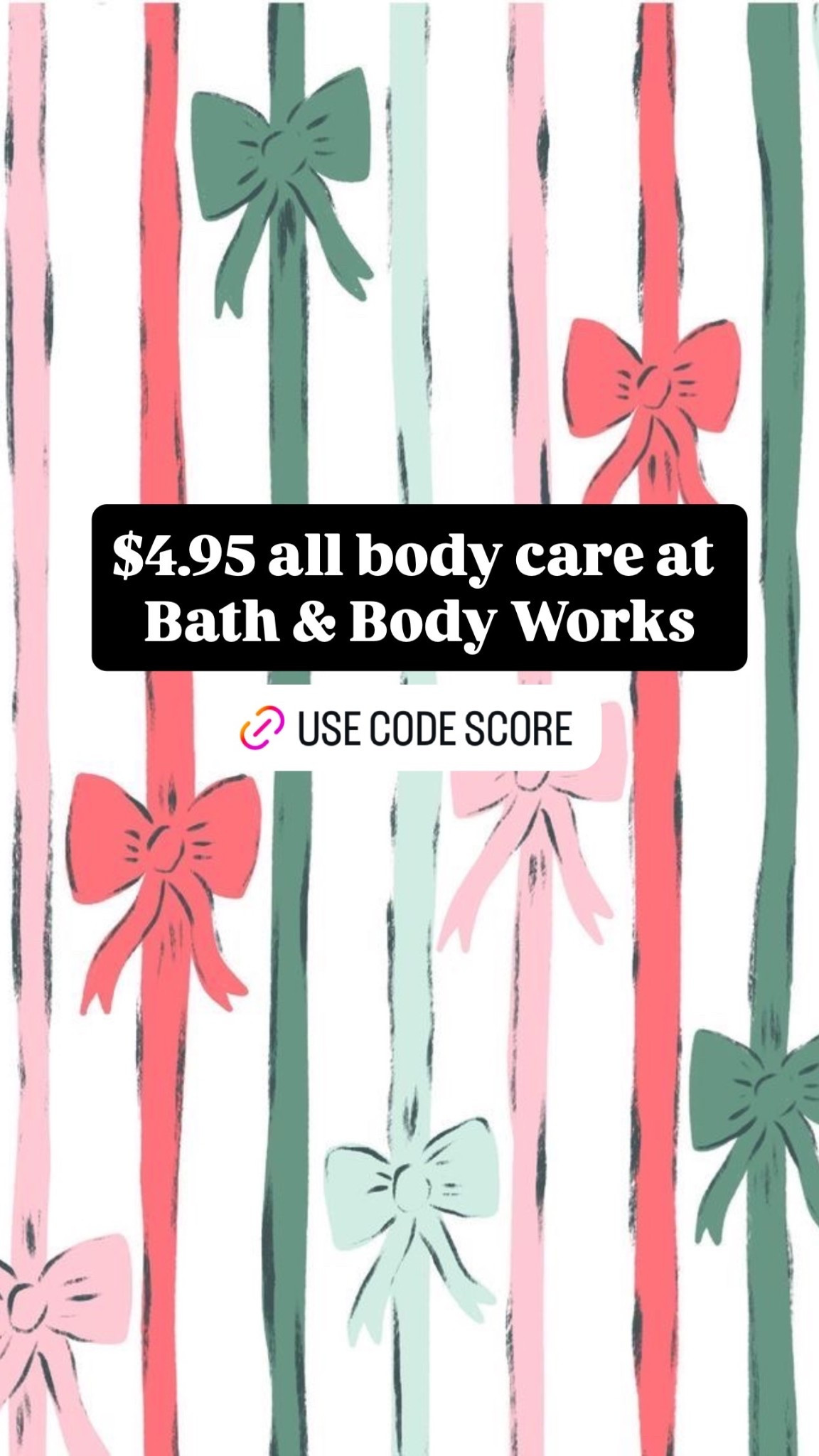 $4.95 all body care at 
 Bath & Body Works

#LTKFindsUnder50 #LTKBeauty #LTKSaleAlert