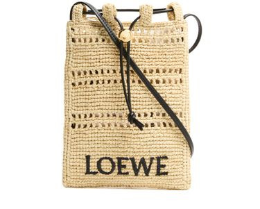 Raffia drawstring pocket | 24S US