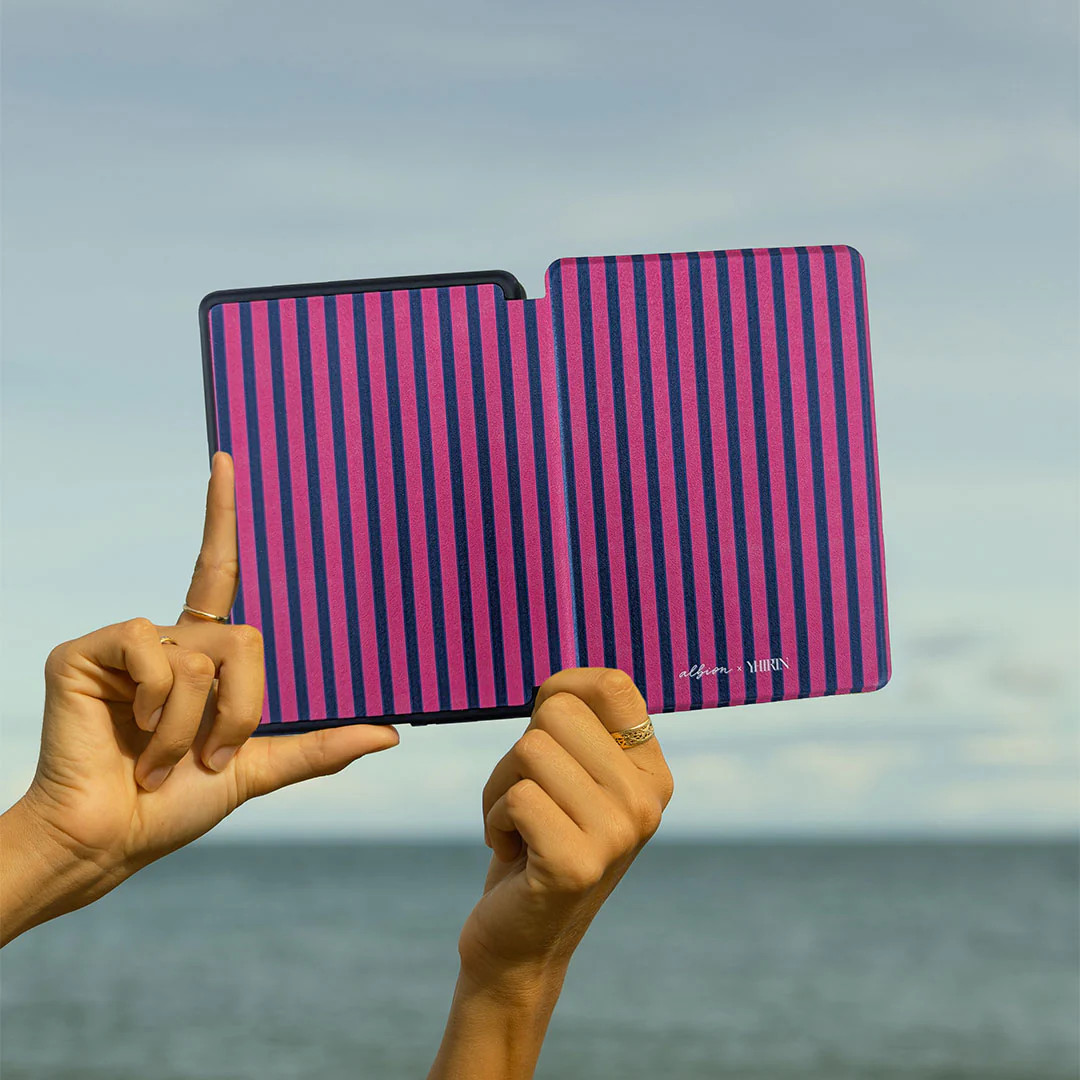 Kindle Cover-Berry Stripe | Albion Fit