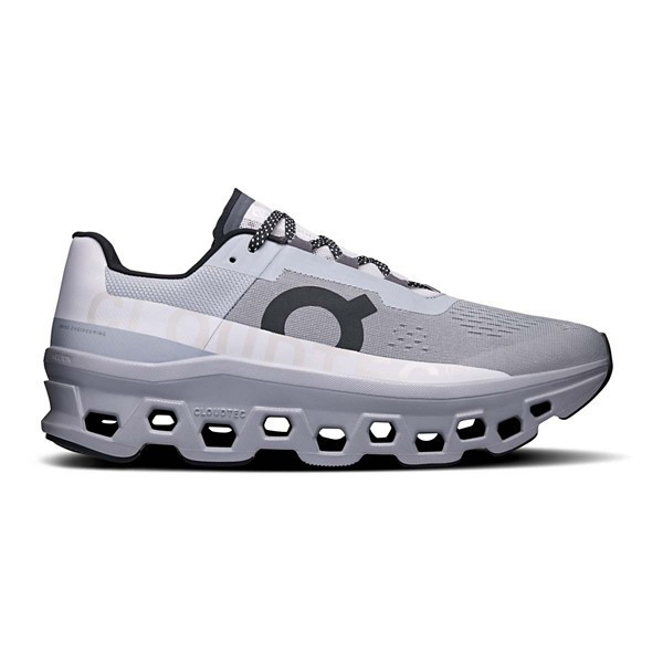 Men's On Cloudmonster Running Shoes 9.5 Regular Alloy/Silver | Scheels