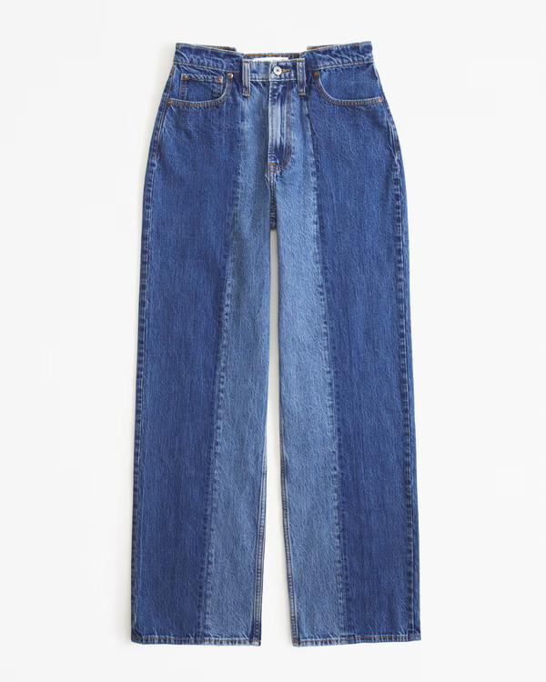 Curve Love High Rise Loose Jean | Abercrombie & Fitch (US)