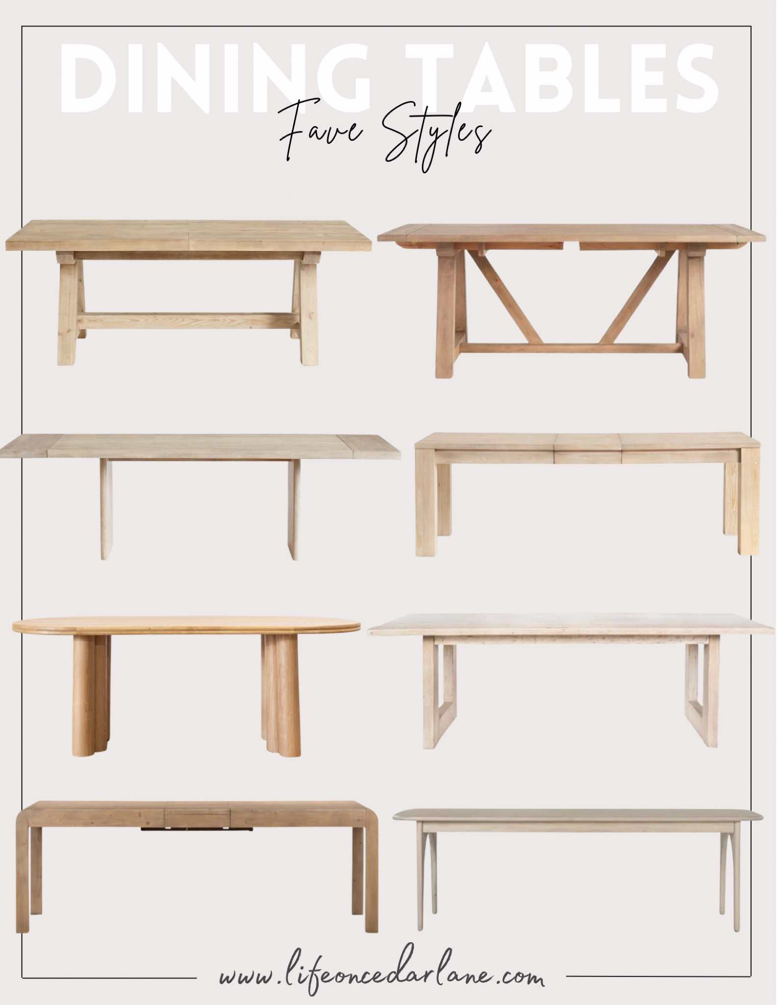 Here is a round up of our fave dining room tables! Budget friendly options included, as well!

#diningroomrefresh #homefurniture #homedecor #homedesigninspo

#LTKsalealert #LTKhome