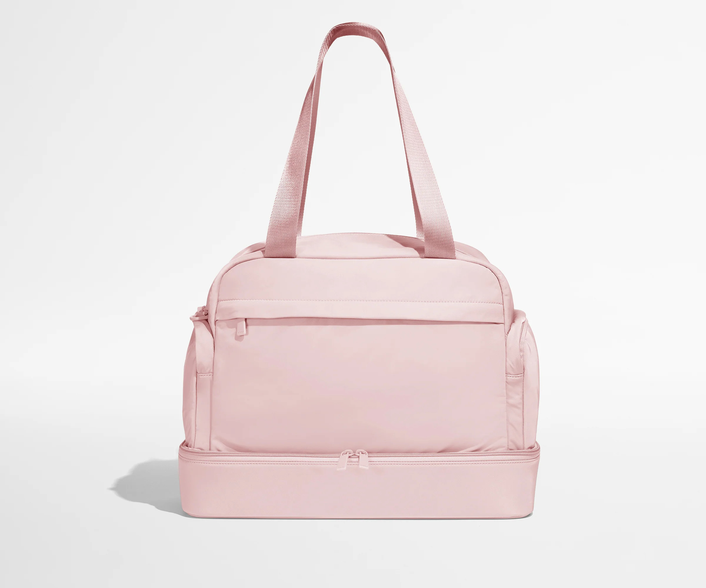 Blush Pink Washable Featherlight Overnight Bag with Laptop Sleeve | Away: Built for modern travel | Away