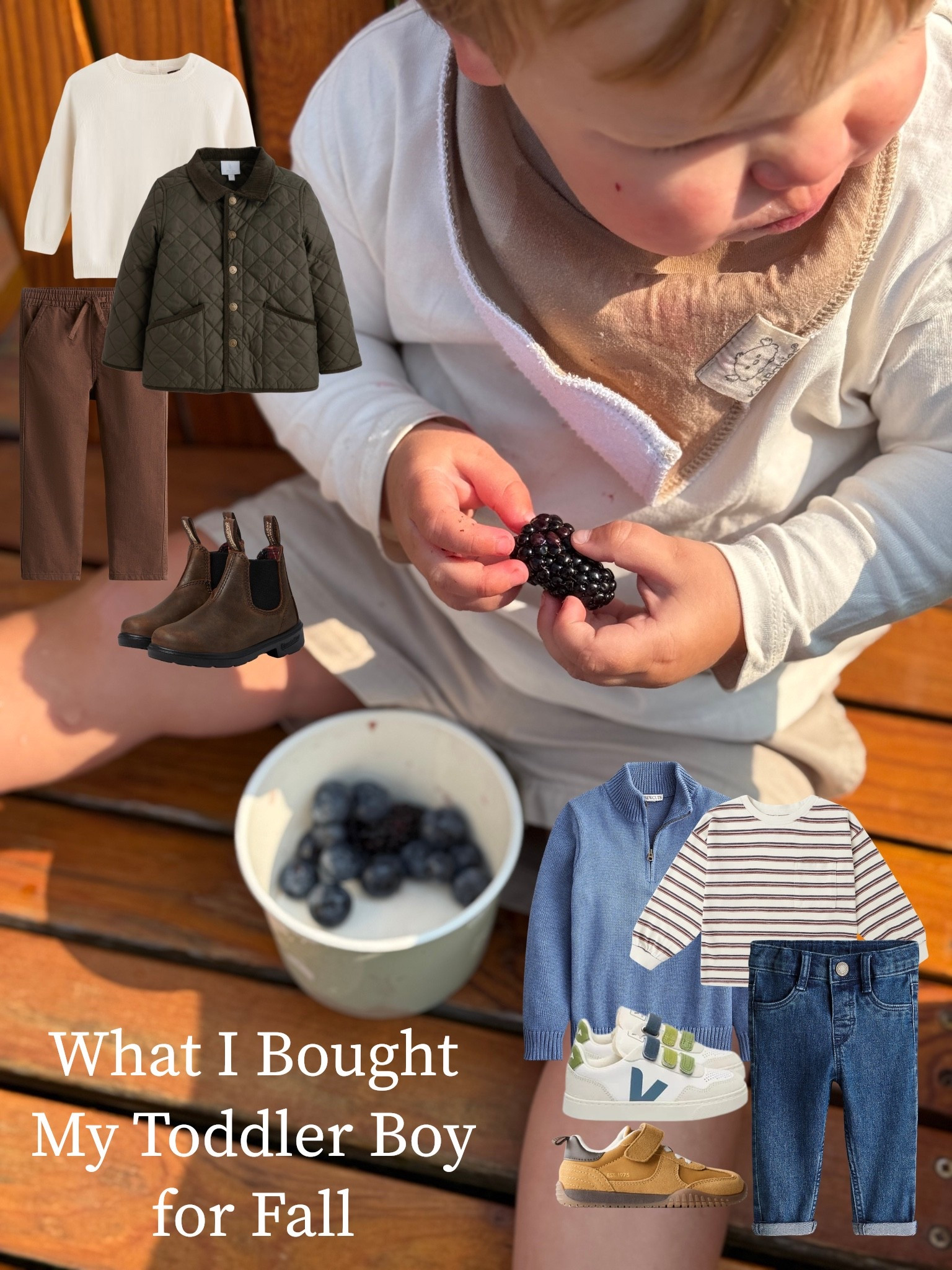 I updated my son’s toddler fall wardrobe this weekend and wanted to share. I try to pick mix and match pieces and a combo of high and low, weaving in a few special items for photos, church, and just for fun!

Toddler fall, toddler boy fall, toddler boy fall clothes, baby boy fall clothes 

#LTKBaby #LTKSeasonal #LTKKids
