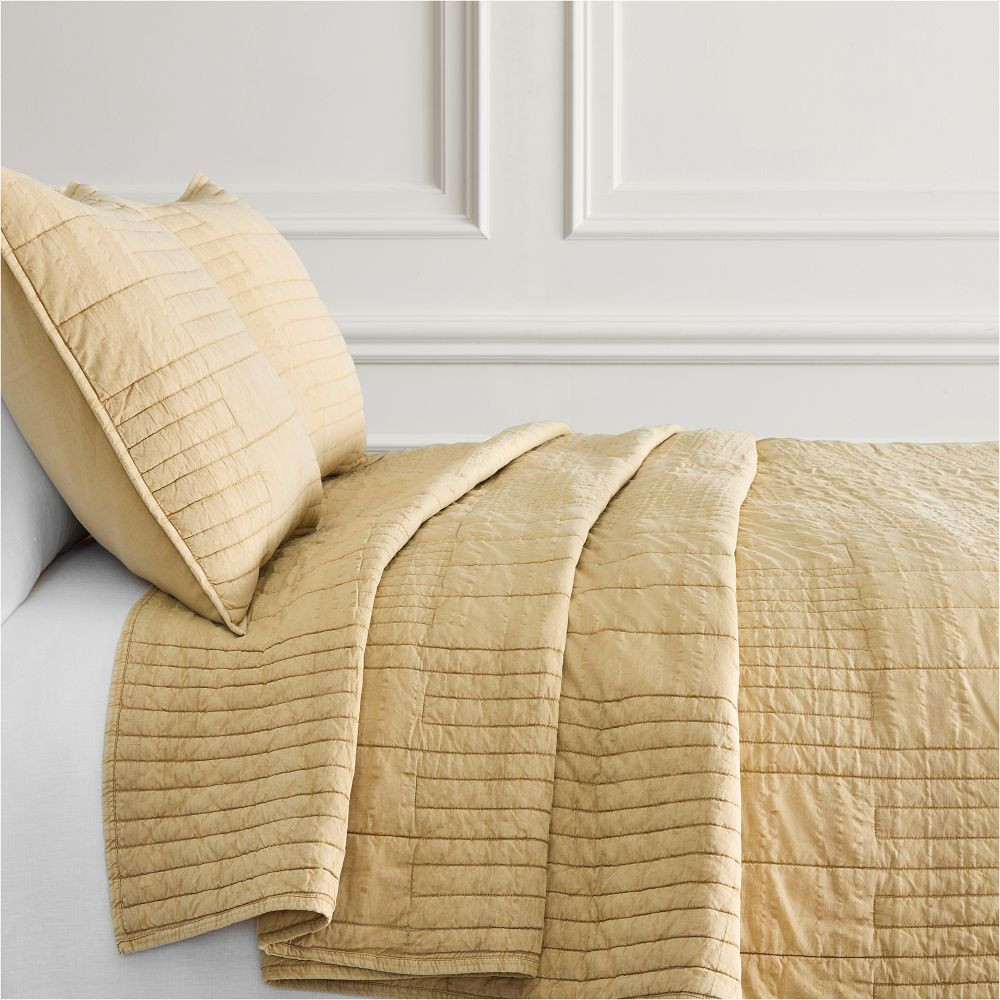 Parks Washed Cotton Quilt & Shams | West Elm (US)