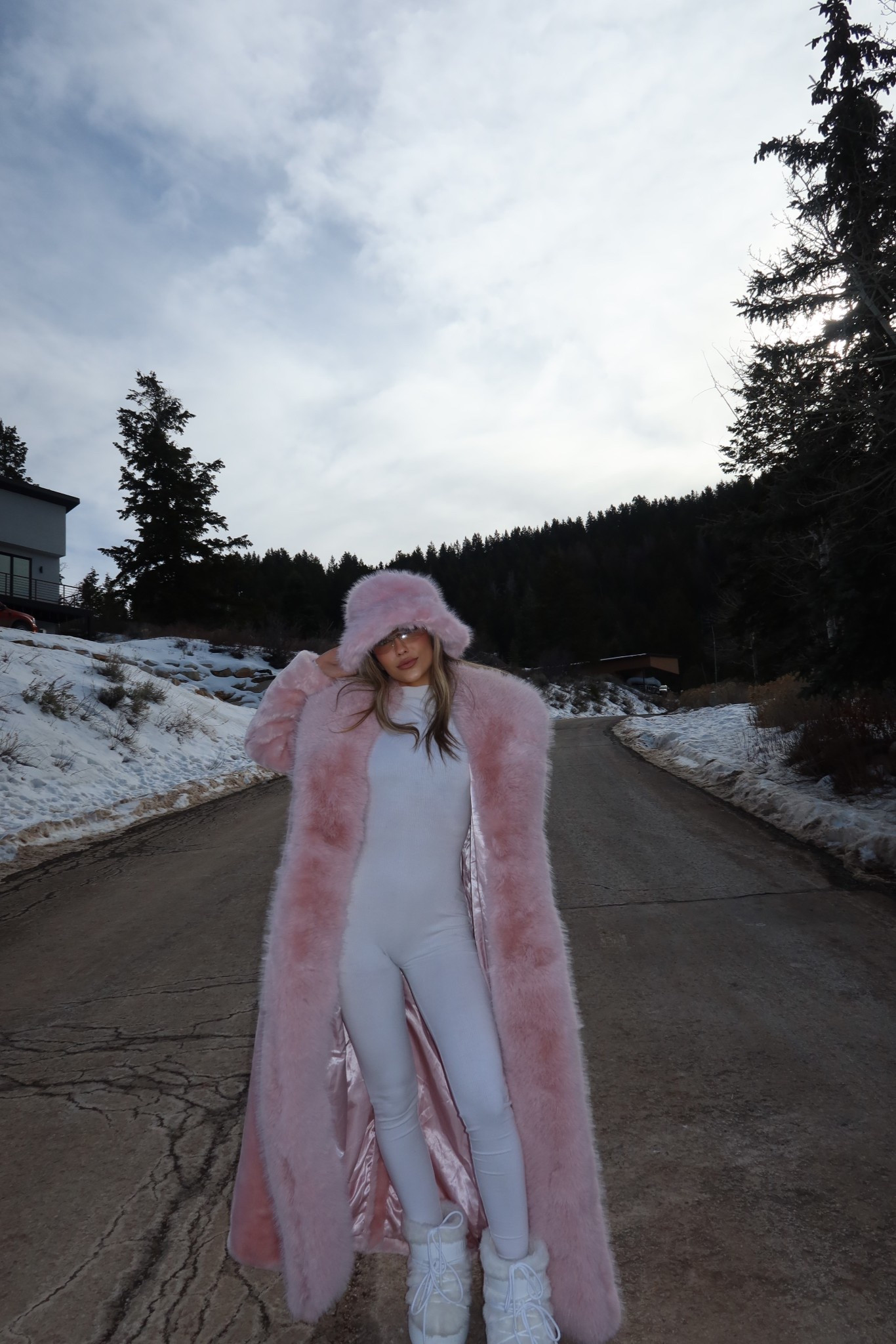 Pink winter outfit pink long fur coat pink ski outfit 

#LTKSeasonal #LTKValentine #LTKActive