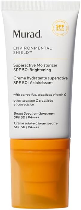 Murad Superactive Brightening Moisturizer SPF 50 - Vitamin C Packed Hydrating Ulta Sheer Facial S... | Amazon (US)
