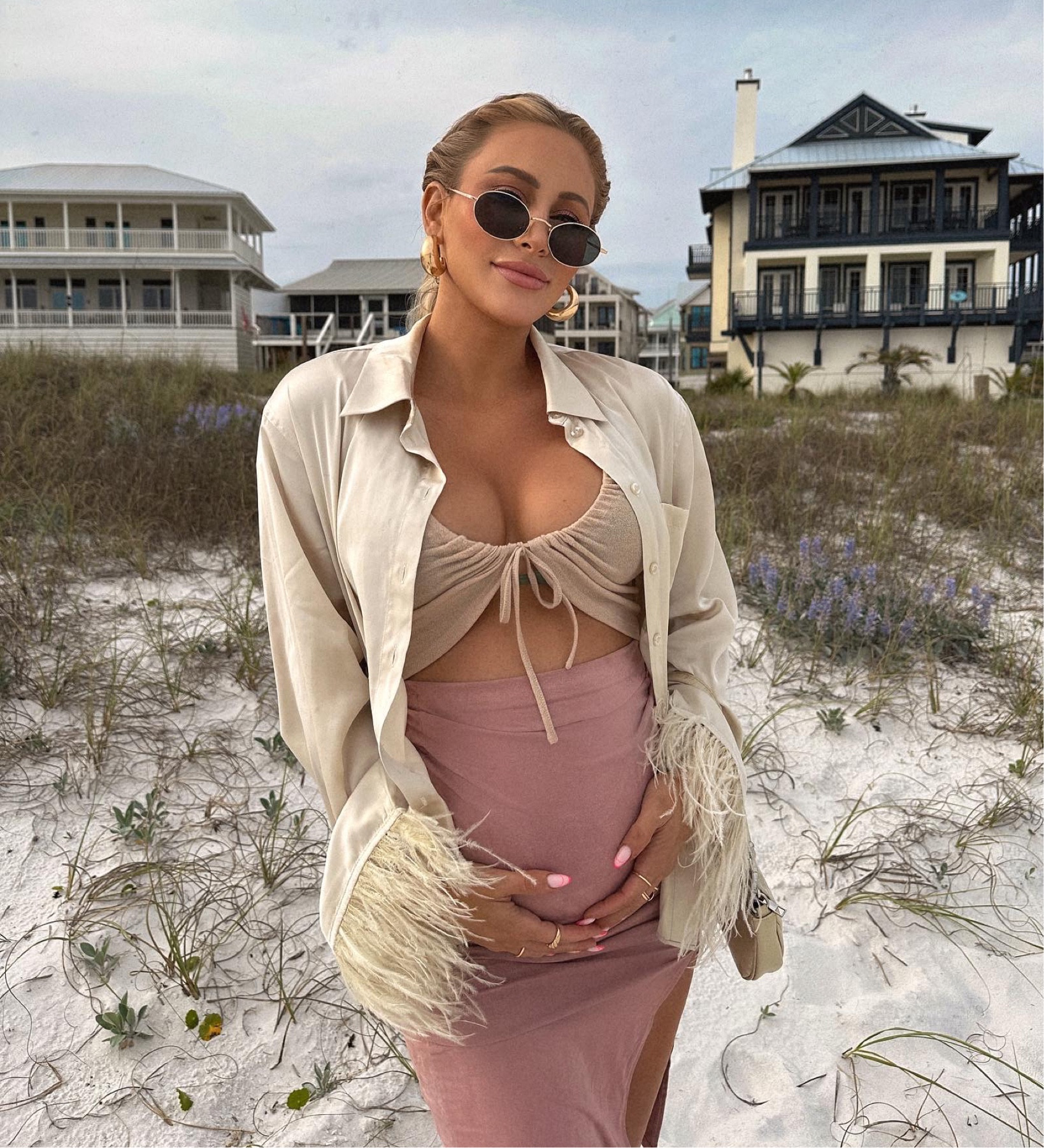 33 week bump at the beach! 

#LTKbump #LTKbaby #LTKfit