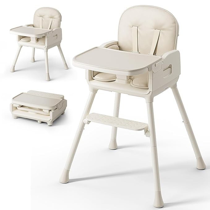 Obee Odee 3-in-1 Portable Baby High Chair for Babies and Toddlers, Convertible Easy Clean Infant ... | Amazon (US)